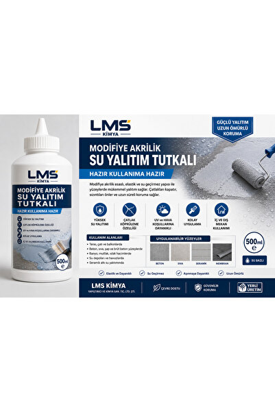 Modifiye akrilik su yalıtım tutkalı