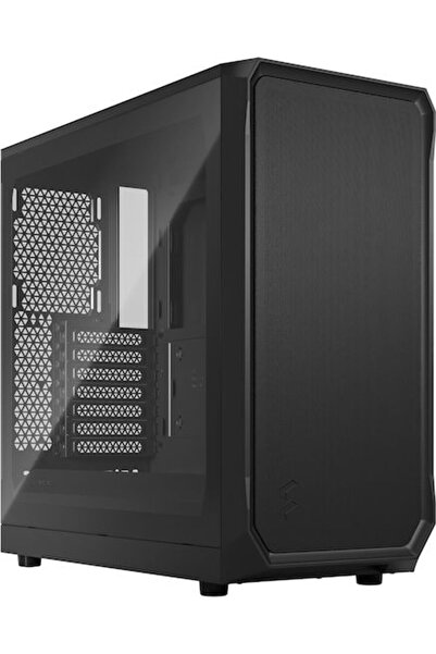 Fractal Design Carcasă PC Focus 2 Gaming Midi Tower cu fereastră laterală Neg...