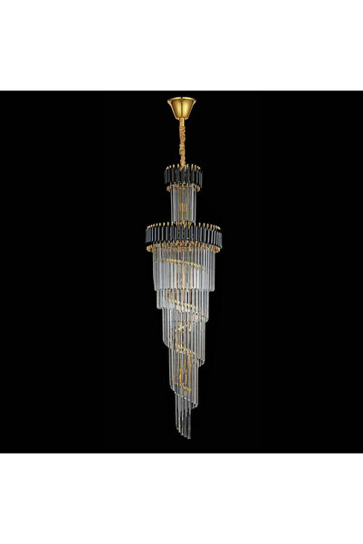 CMHOME Candelabru Cristal CC900/700X2200, 34xE14, Diametru 70cm, Inaltime 220...