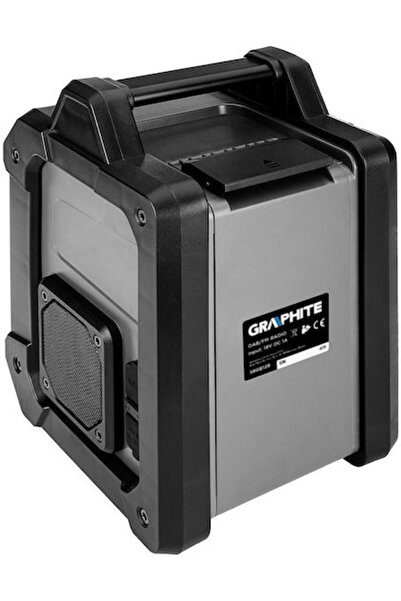 graphite 58GE128 Baterie DAB cu Bluetooth Gri