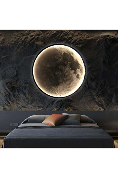 La Cucu Aplica LED Decorativa Luna 83W Diametru 120CM Lumina Rece/Neutra/Cald...
