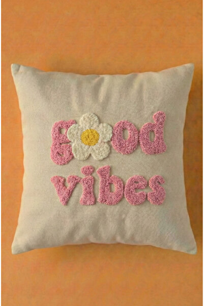 Maharat غطاء وسادة بتصميم منقوش من Good Vibes
