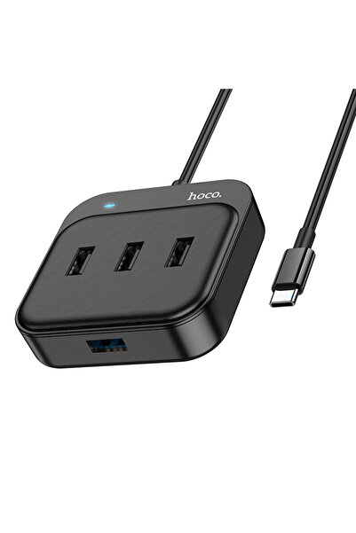 Hoco Διανομέας USB-C HB31 Εύκολο 4-σε-1 με 1 x USB3.0 και 3 x USB2.0 Μαύρο 20...