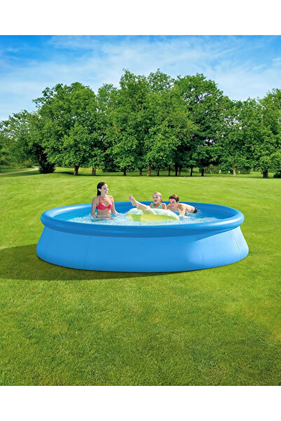 BigsToy ToyFlyer Easy Set Şişme Aile Havuzu 305 × 76 cm – Büyük Boy Bahçe ve ...