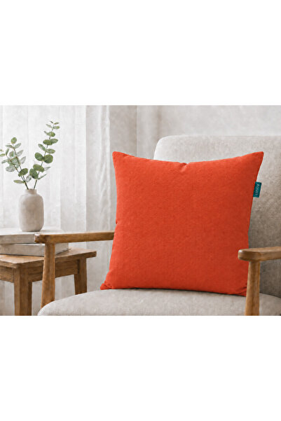 Rolivs Velvet Decorative Throw Pillow 45X45 cm - Fire Stone