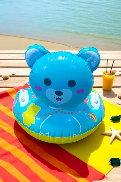 Genel Markalar Deniz Simidi Baby Boat Tutucaklı Ayıcıkı Model 0-4 Yaş