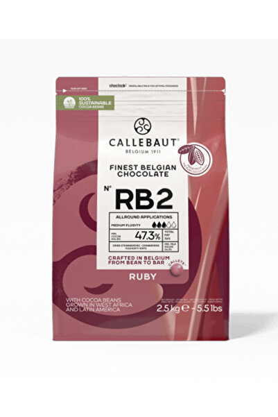 Callebaut RUBY2 ÇİKOLATA DROP RB2 (2,5 KG)