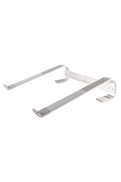 POWERTECH μεταλλική βάση laptop PT-1161, έως 18", ασημί
