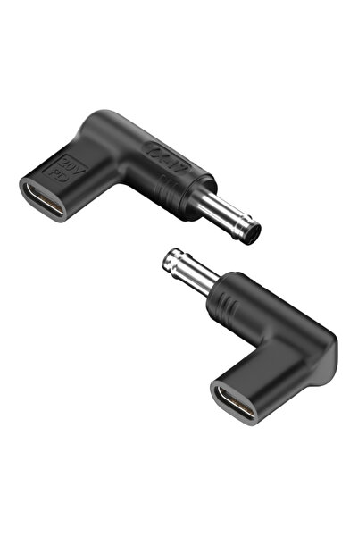 POWERTECH αντάπτορας τροφοδοσίας YX-17, USB-C σε HP 4.8x1.7mm, μαύρος