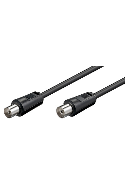 POWERTECH καλώδιο κεραίας CAB-V019, αρσενικό σε θηλυκό, 10m, μαύρο