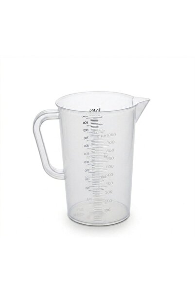 Cuisine Art 1000ml PP Plastic Measuring Jug – BPA-Free White Graduated Beaker...