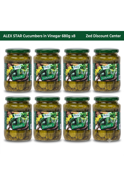 Alex Star Castraveți în oțet 680g x8