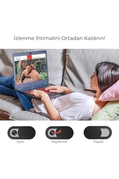 Yıldızan tua shop 5 Adet Webcam Kapatıcı 0,7 mm ince - (Web kamerası) MacBook...