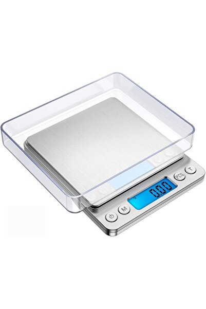 The Bros 2000g/0.1g Digital Kitchen Scale Mini Pocket Stainless Steel Precisi...