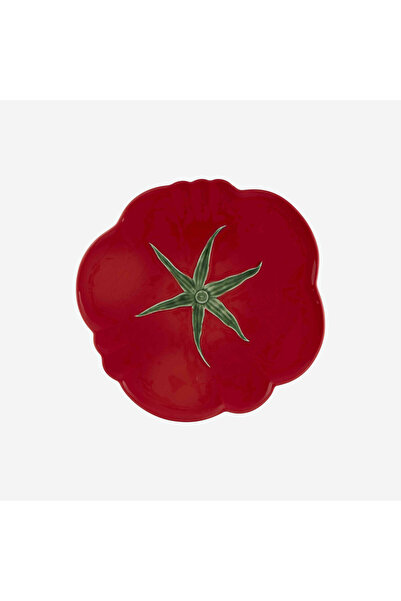 Bordallo Pinheiro Tomato Red Ceramic Serving Plate 30 cm