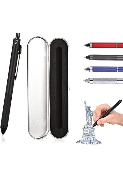 Generic 4-in-1 writing ballpoint pen and mechanical pencil, ballpoint pen wit...