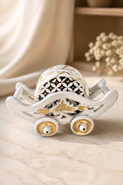 el.ay.arts Wooden 6-Piece Coaster Set with Trolley