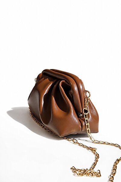 Rivina Laguna Women's Burs Chain Strap Lined Hand & Shoulder Bag with Closure