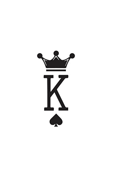 Amo-Stickers Стикер за кола K King 45см Тъмно сив