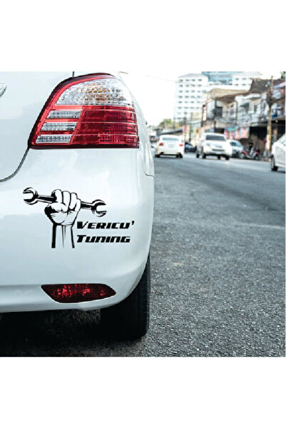 Amo-Stickers Car Sticker Vericu Tunning 25cm Dark Grey