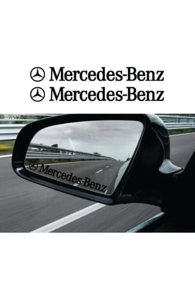 Amo-Stickers Set 2 Mercedes oglinzi Negru