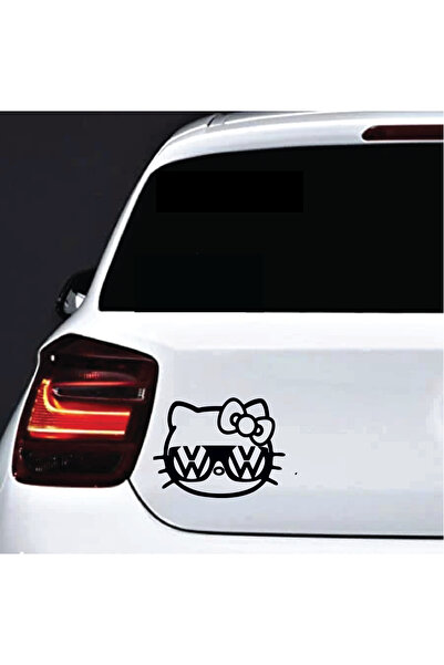 Amo-Stickers Стикер Фолксваген Кити 30см Бял