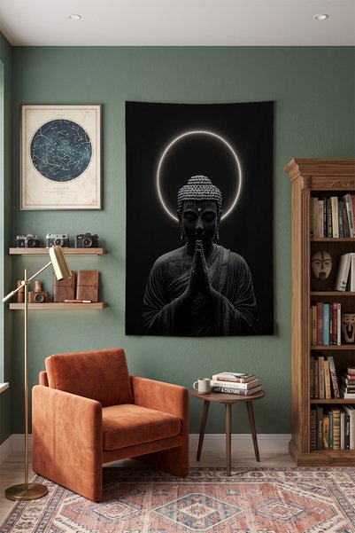 Milura Tapiserie Buddha – Tapiserie decorativă modernă din țesătură de calitate
