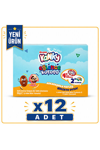 Ülker Kanky Mini Yumurta Eğlence Kutusu (40 g) x12 adet