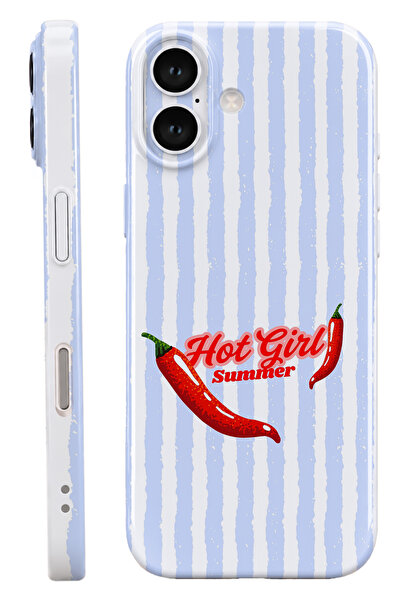 WANNA PROTECT iPhone 17 Hot Girl Protect Slim Parlak Tam Kaplayan Baskı Kamer...