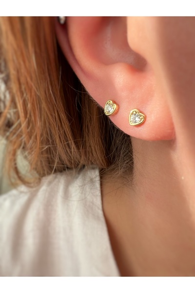 ToffyStore Vip Mini Heart Ball Earrings