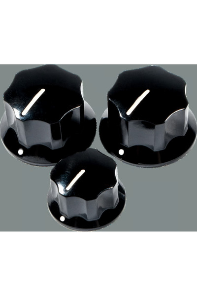 FENDER 0992085000 Pure Vintage 60S Jazz Bass 3 Black Control Knob |   Jazz Ba...