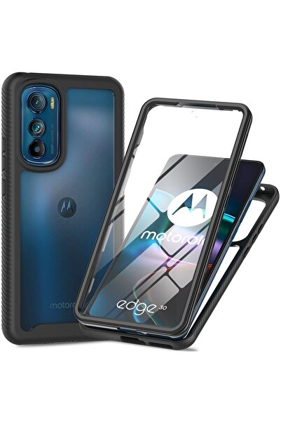 HappyCase Full Protect 360° - Full Body Διάφανη Θήκη Motorola Edge 30 - Black