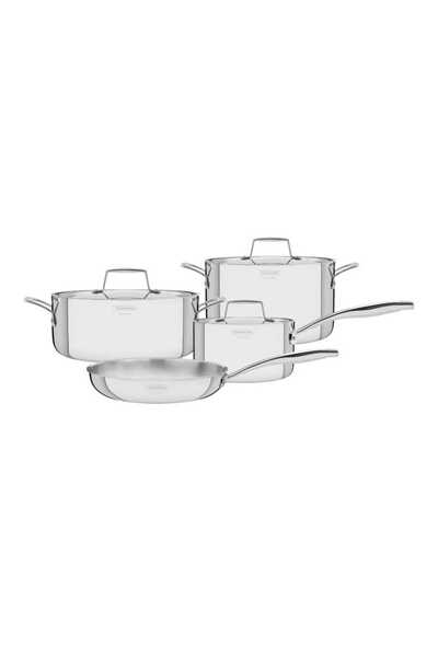 TRAMONTINA Grano 7 pcs Stainless Steel Cookware Set with Tri-Ply Body