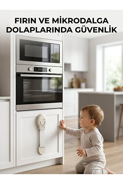 gelalbe Baby Safety Cabinet Lock Multi-Purpose Child Safety Lock System - Alk...