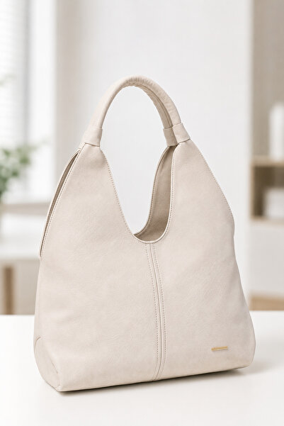 Vona Bags Women's Shoulder Bag Mv110 Beige