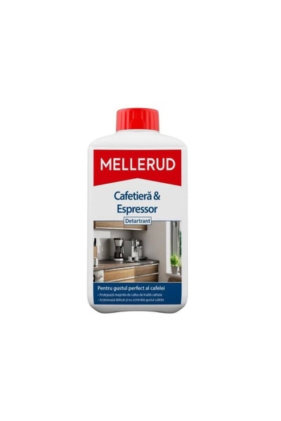 OEM Mellerud διαλύτης αφαλάτωσης για καφετιέρες και μηχανές εσπρέσο 1λ