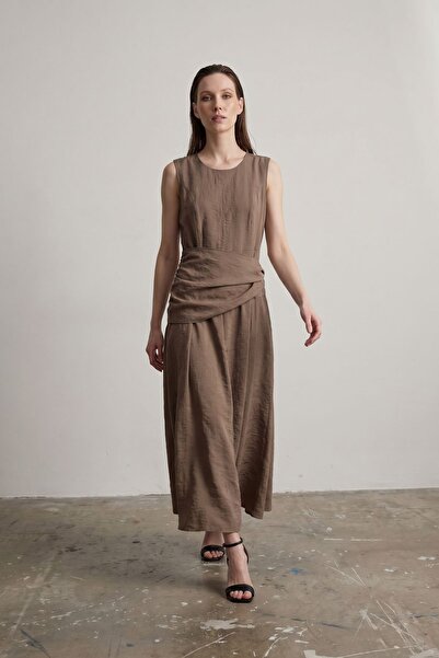Hiccup My Fashion Sleeveless a Line Midi Dress