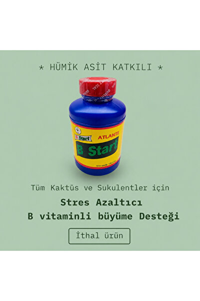 ATLANTE CACTUS B START B1-Hümik asit katkılı köklendirici ve stres Azaltıcı k...