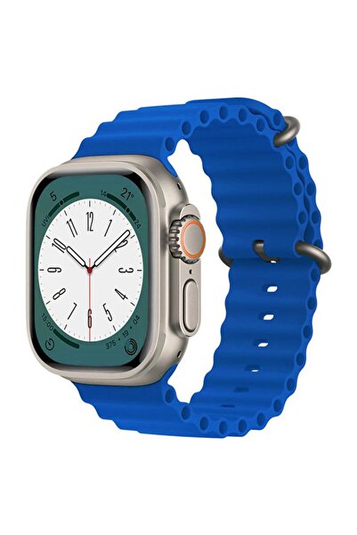 Orso Deluxe Sport Silicone Blue Λουράκι Apple Watch 38/40/41/42mm Series 10/11