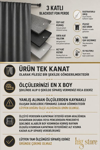 Hig Store Perdea opacă 100% etanșă la lumină, izolată termic, fără pliuri, din extrapoliurethan, pentru umbrire, cu o singură aripă V-23