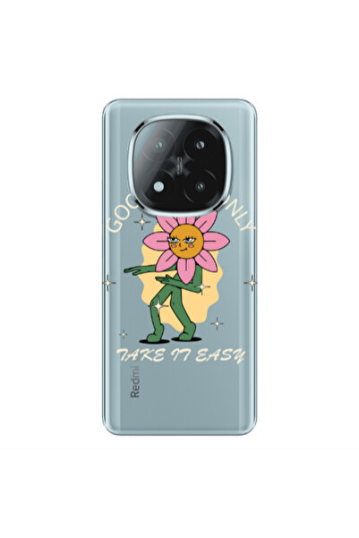 Other Xiaomi Redmi Note 14 Pro + 5g Good Vibes Only Transparent Silicone TPU ...