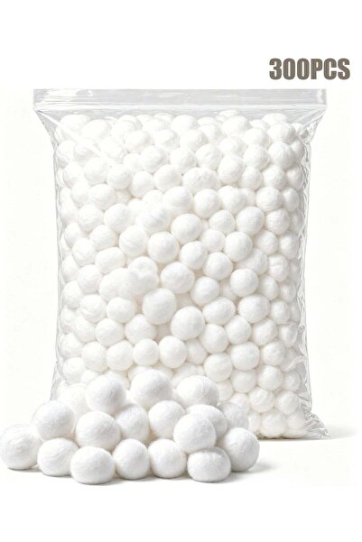 LuckSa Cotton Balls [300 Count] Bulk, Pure Cotton Balls for Face, Nail Polish...
