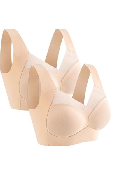 E-ANAMAG Set of 2 pieces, Posture corrector bra, back support, wireless, size M