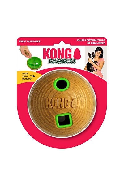 Kong Bamboo Feeder Top Reward Food Dispensing Toy m