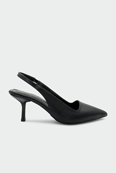 LAMİNTA Sahra Classic Women's Black Heeled Shoes