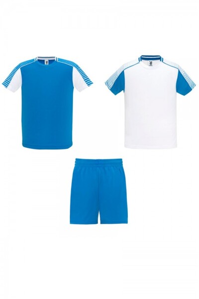 ROLY Set echipament sportiv copii Juve, alb/albastru royal
