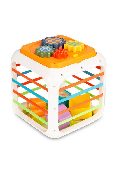 TOYZ Activity Cube for Toddlers, Toyz, jucarie Montessori pentru sortare si a...