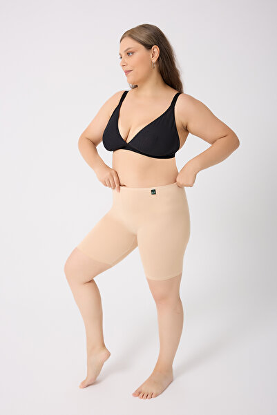 ELİT zümrüt Women's Combed Cotton Over-The-Knee Short Tights