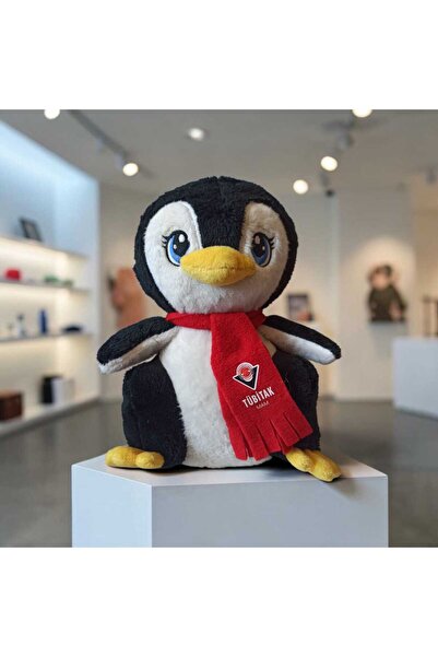 Hureggo Vintage Tübi̇tak Antarctic Themed Polar Explorer Plush Penguin - 19 c...