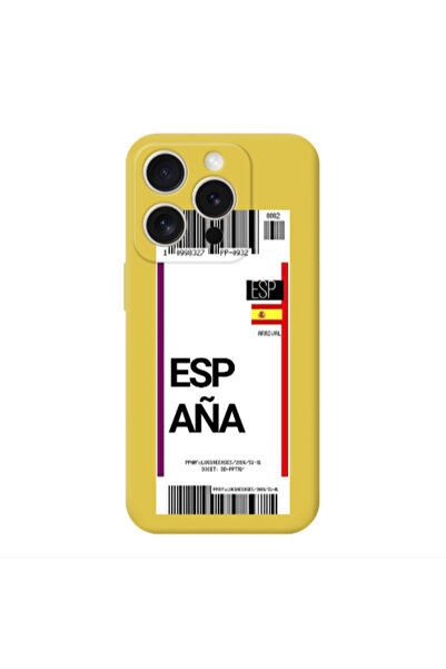 Other Apple Iphone 16 Pro Max Espana Arrival Yellow Colored Silicone TPU Θήκη